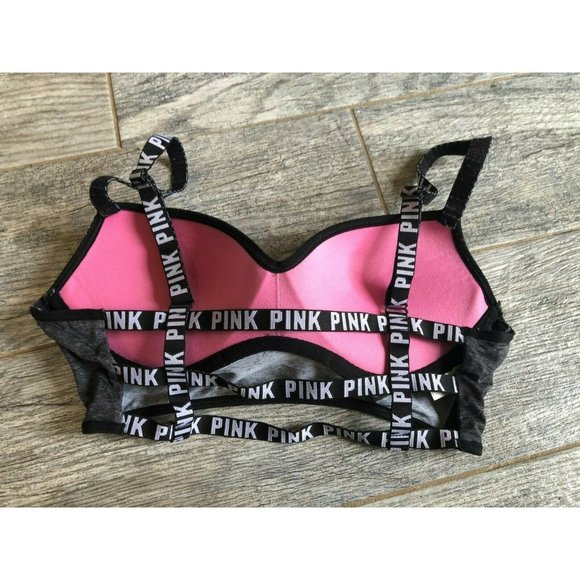 Victorias Secret Pink Bralette Small Underwire - Picture 2 of 5